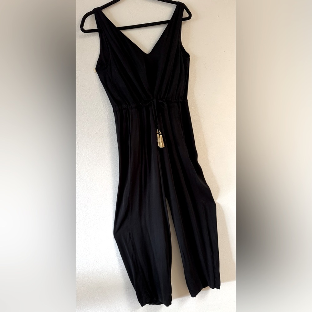 Boden black sleeveless jumpsuit size 6